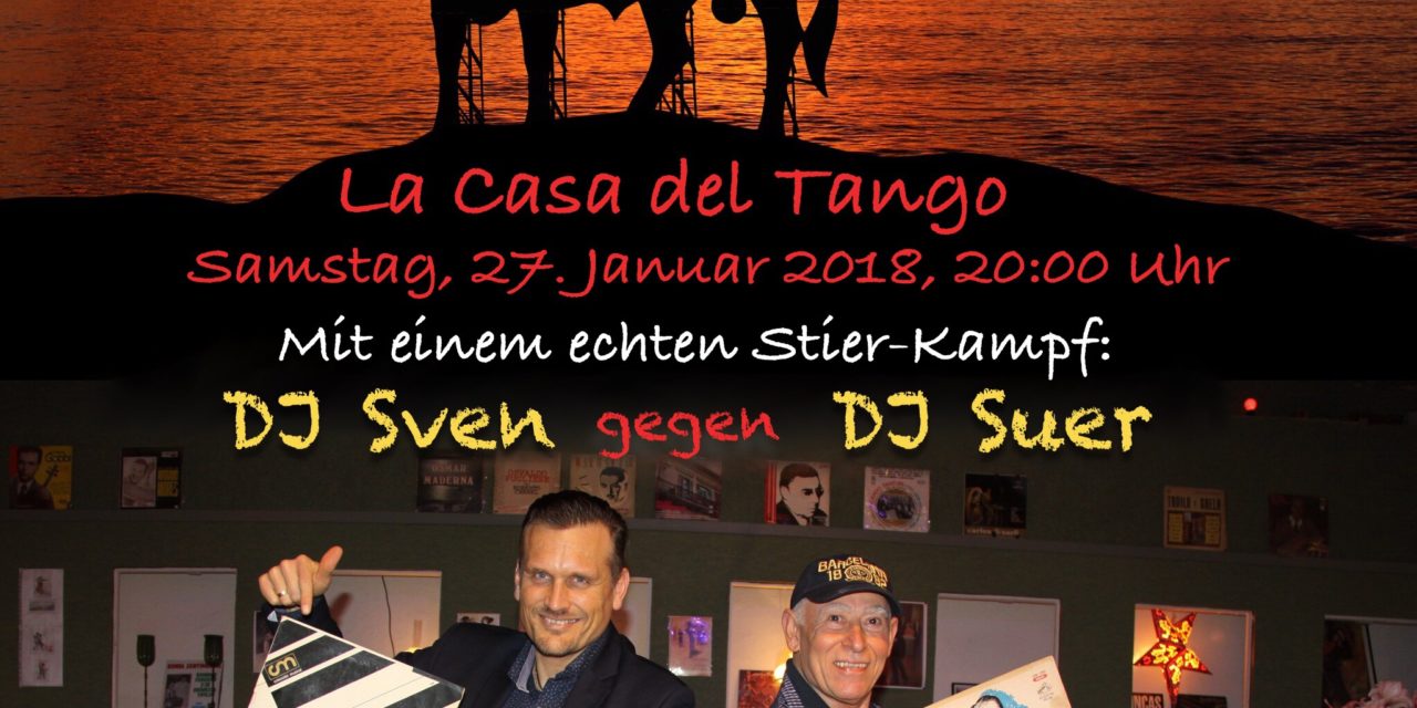 Plakat für die Spanische Tangonacht